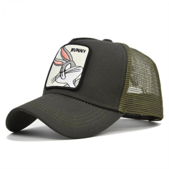 (image for) Mesh_Baseball_Cap_CM516-4_olive_green