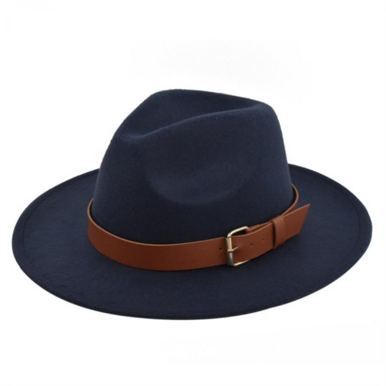 (image for) Fedora_Hat_BF135-3_navy_blue