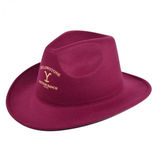 (image for) Cowboy_Hat_BF760-2_wine_red