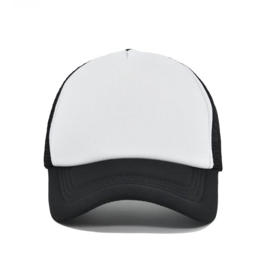 (image for) Mesh_Baseball_Cap_CL734-5_black&_white