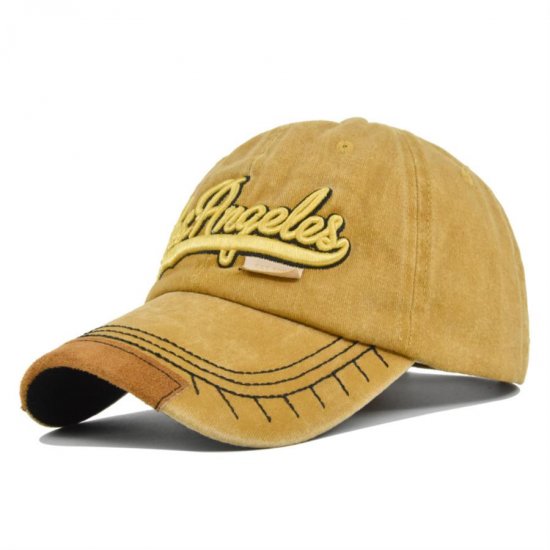 (image for) Washed_Baseball_Cap_CB409-6_yellow