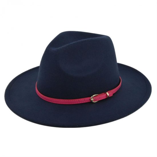 (image for) Fedora_Hat_BF142-3_navy_blue