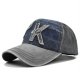 (image for) Washed_Baseball_Cap_CB258-3_gray&_navy_blue