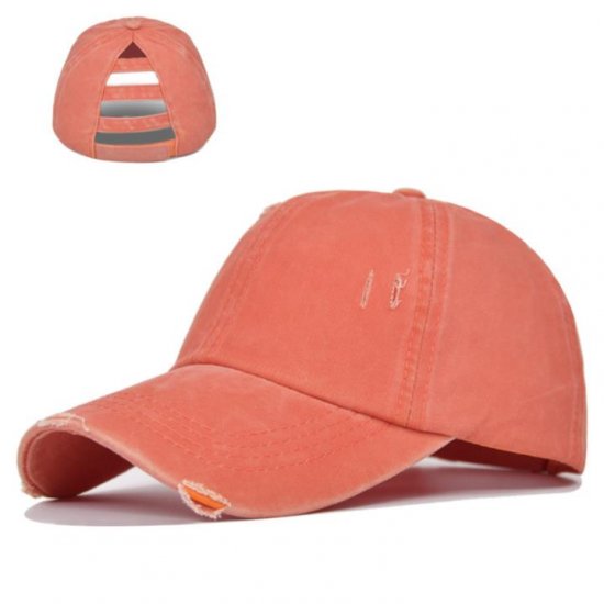 (image for) Mesh_Baseball_Cap_CC607-4_tangerine