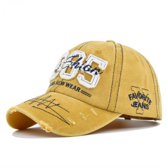 (image for) Washed_Baseball_Cap_CB334-6_yellow