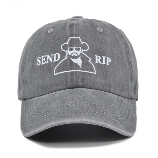 (image for) Printed_Baseball_Cap_CP878-4_gray