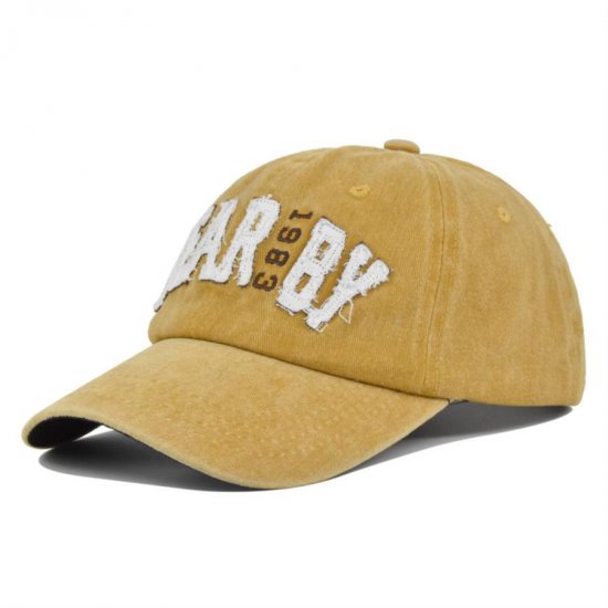 (image for) Washed_Baseball_Cap_CB399-6_yellow