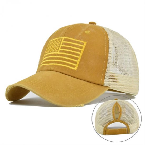 (image for) Washed_Baseball_Cap_CC642-5_yellow