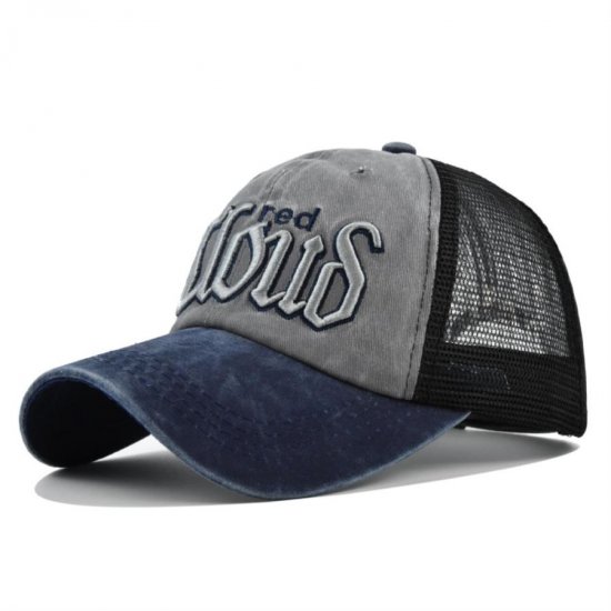 (image for) Washed_Baseball_Cap_CM526-3_navy_blue_gray_colour_matching