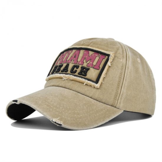 (image for) Washed_Baseball_Cap_CB397-4_khaki