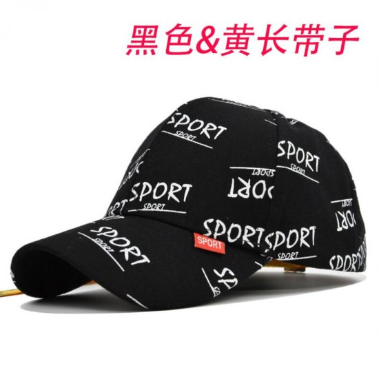 (image for) Printed_Baseball_Cap_CP828-4_black