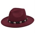 (image for) Fedora_Hat_BF117-2_wine_red