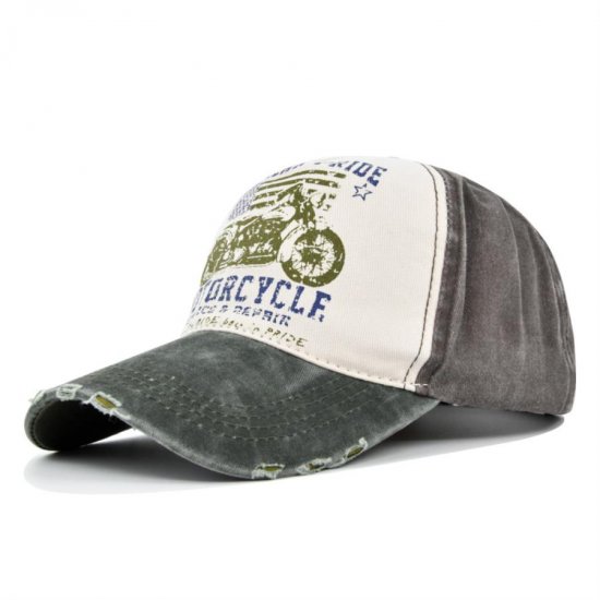 (image for) Washed_Baseball_Cap_CP860-6_olive_green&_coffee