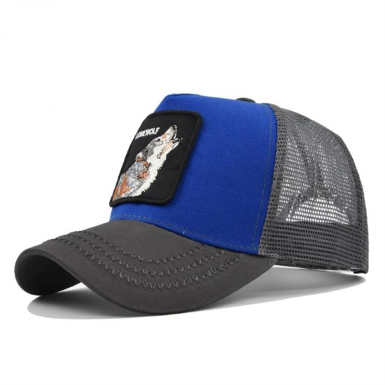 (image for) Mesh_Baseball_Cap_CM523-12_gray_blue_colour_matching