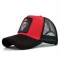 (image for) Washed_Baseball_Cap_CM579-2_black_red_colour_matching