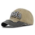 (image for) Washed_Baseball_Cap_CB361-5_black&_khaki