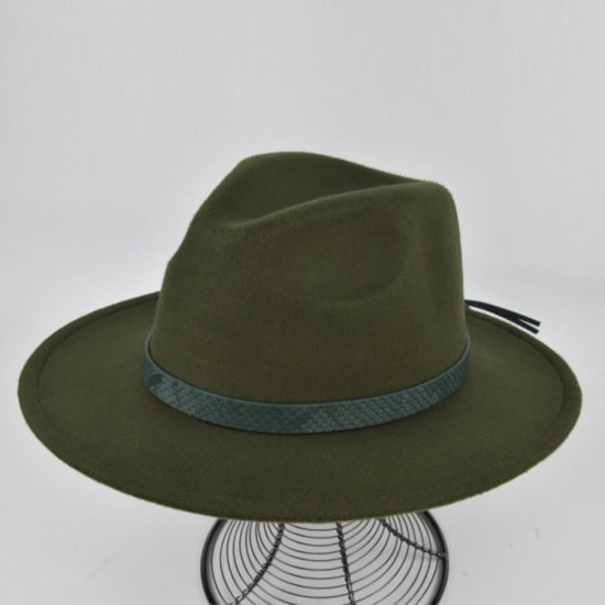 (image for) Fedora_Hat_BF901-1_olive_green