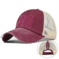 (image for) Washed_Baseball_Cap_CC642-2_wine_red