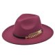 (image for) Fedora_Hat_BF102-5_wine_red