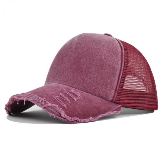 (image for) Blank_Baseball_Cap_CL750-2_wine_red