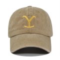 (image for) Washed_Baseball_Cap_CB357-4_khaki-_yellow