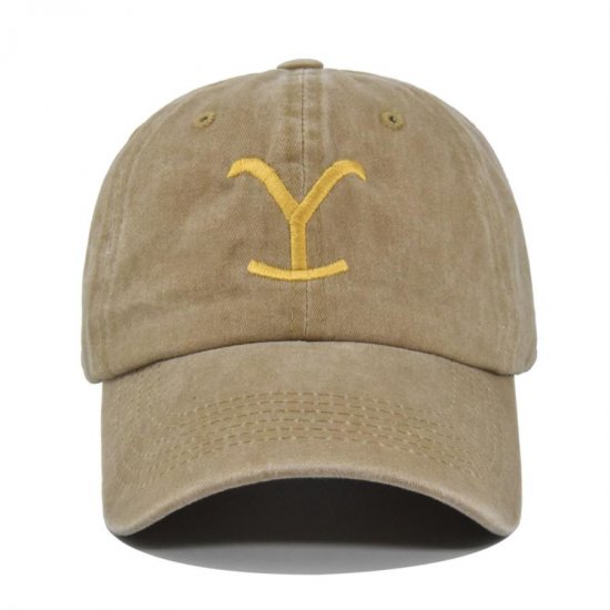 (image for) Washed_Baseball_Cap_CB357-4_khaki-_yellow