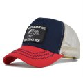 (image for) Washed_Baseball_Cap_CM639-4_red&_navy_blue