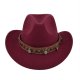 (image for) Cowboy_Hat_BF701-2_wine_red