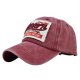(image for) Washed_Baseball_Cap_CB274-2_wine_red