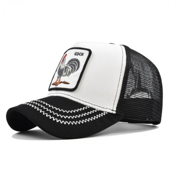 (image for) Mesh_Baseball_Cap_CM520-10_black_white_colour_matching