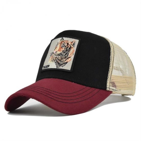 (image for) Washed_Baseball_Cap_CM614-3_wine_red&_black