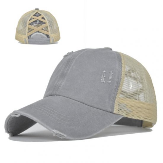 (image for) Mesh_Baseball_Cap_CC606-9_gray