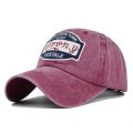 (image for) Washed_Baseball_Cap_CB430-2_wine_red