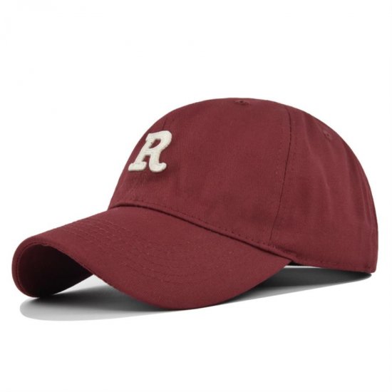 (image for) Embroidered_Cap_CE544-2_wine_red