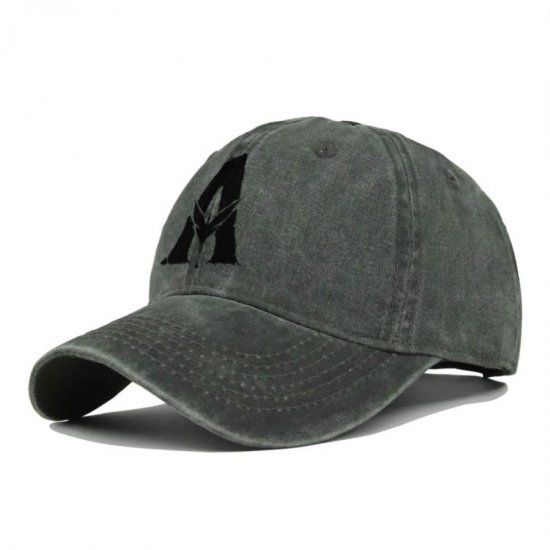 (image for) Printed_Baseball_Cap_CP904-7_olive_green_2