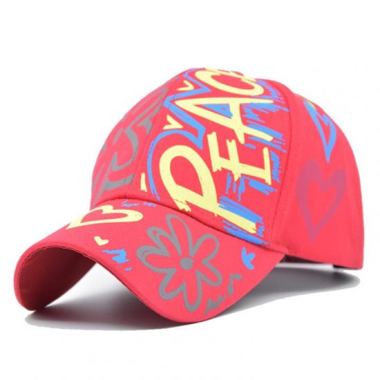 (image for) Printed_Baseball_Cap__red