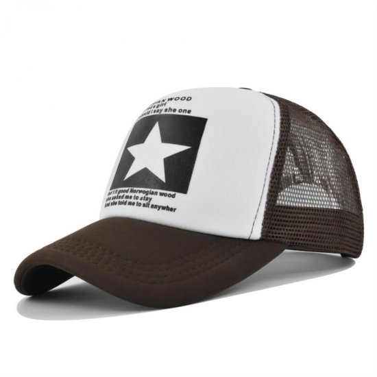 (image for) Mesh_Baseball_Cap_CM600-7_coffee_white_colour_matching