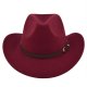 (image for) Cowboy_Hat_BF736-2_wine_red