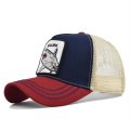 (image for) Mesh_Baseball_Cap_CM529-11_red_navy_blue_colour_matching