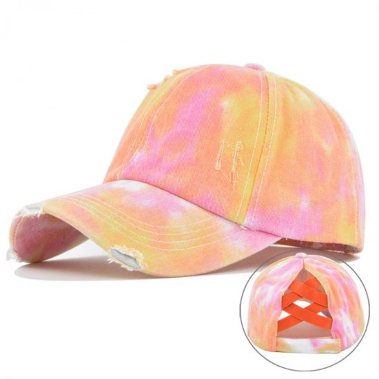 (image for) Washed_Baseball_Cap_CC624-6_orange_yellow