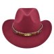 (image for) Cowboy_Hat_BF739-2_wine_red