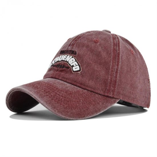 (image for) Washed_Baseball_Cap_CB442-2_wine_red