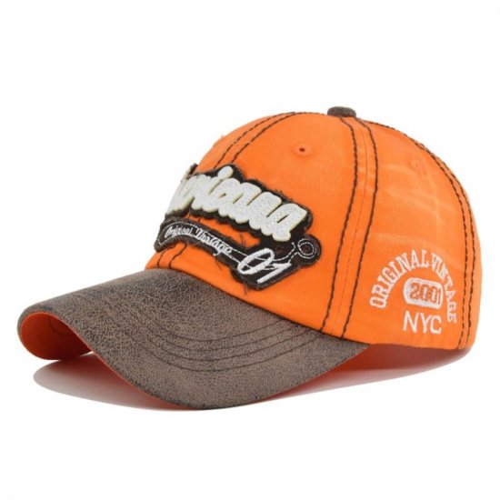 (image for) Embroidered_Cap_CB375-4_orange