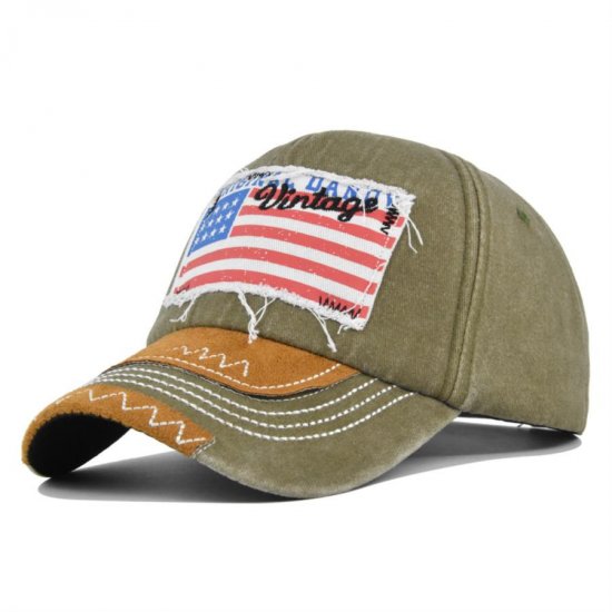 (image for) Washed_Baseball_Cap_CB410-4_khaki_green