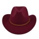 (image for) Cowboy_Hat_BF710-2_wine_red