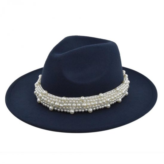 (image for) Fedora_Hat_BF131-3_navy_blue