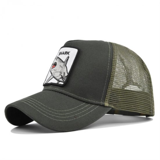 (image for) Mesh_Baseball_Cap_CM529-4_olive_green