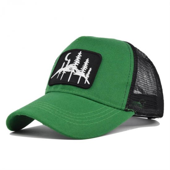 (image for) Mesh_Baseball_Cap_CM642-5_green