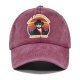 (image for) Printed_Baseball_Cap_CP872-2_wine_red