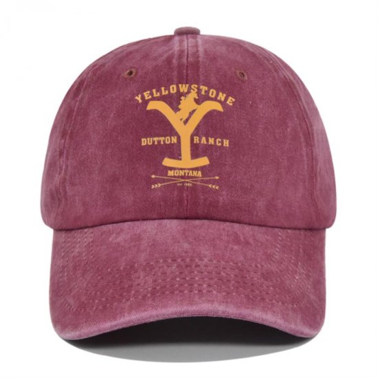 (image for) Washed_Baseball_Cap_CP868-2_wine_red